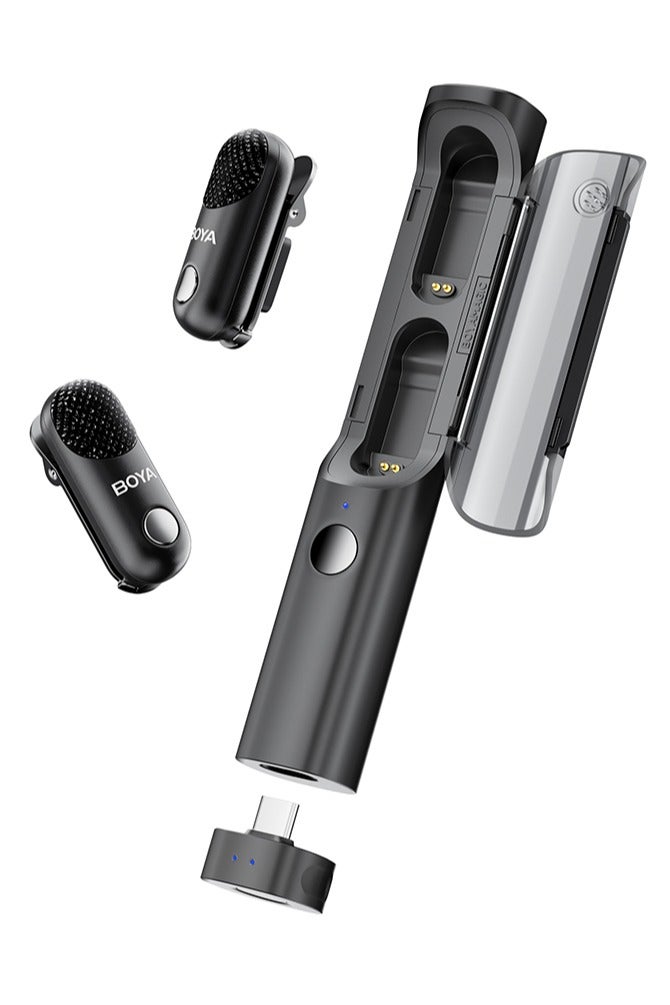 BOYA BOYA Magic-05 AI-Powered Transformable Wireless Microphone Noise Cancelling Mic Lavalier Lapel Mini Microphone for Vlogging iPhone Android PC DSLR Camera - Image 1