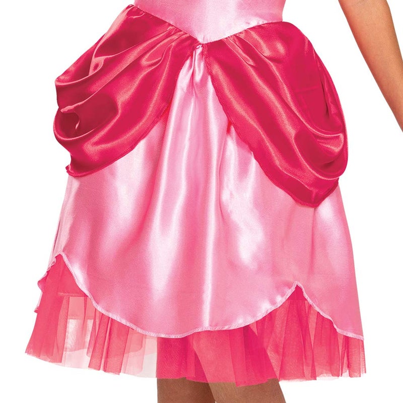 Disguise Princess Peach Costume Dress, Nintendo Super Mario Bros Classic Dress Up Outfit for Girls, Kids Size Small (4-6x),Pink - Image 5
