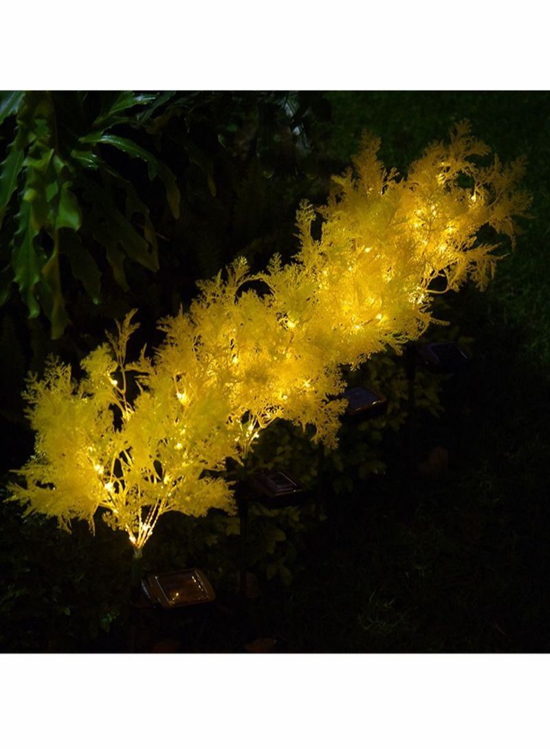 NIBEMINENT Solar Lawn Light Yellow 2 Pcs - Image 3