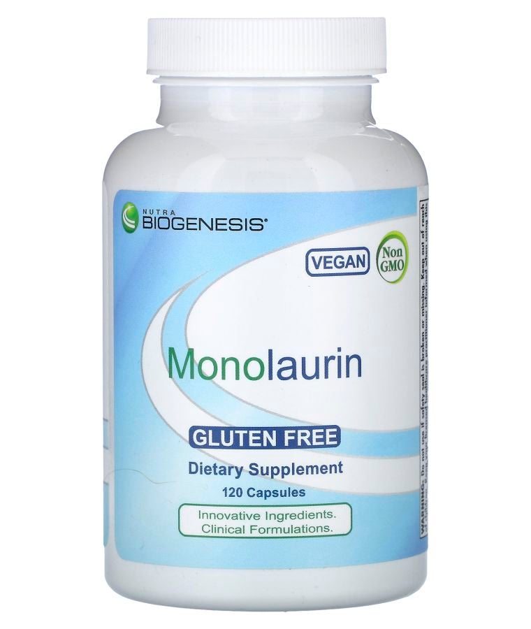 Nutra BioGenesis Monolaurin 120 Capsules (500 mg per Capsule)