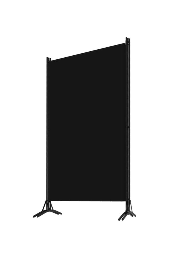 vidaxl 3-Panel Room Divider Black 260x180 cm 320734 - Image 3