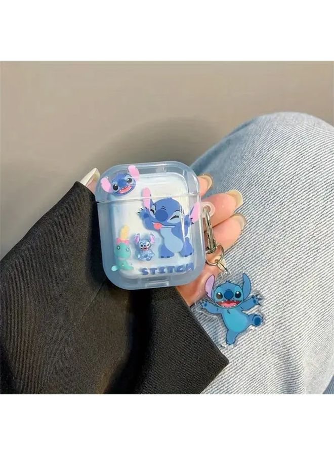 حالة سماعات رأس ديزني ستيتش الإبداعية لـ Airpods 3 - غلاف أذن مقاوم للسقوط - Image 1