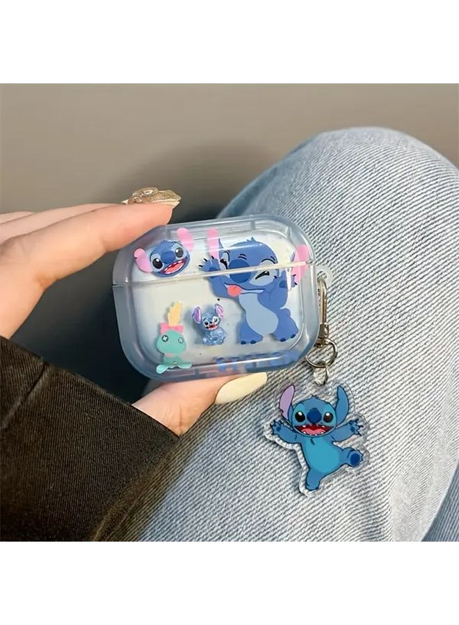 حالة سماعات رأس ديزني ستيتش الإبداعية لـ Airpods 3 - غلاف أذن مقاوم للسقوط - Image 5