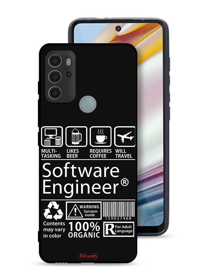 Tolwak Motorola Moto G60S Protective Case Cover Software Engineer Sticker - Image 1