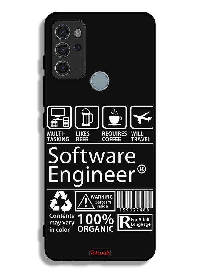 Tolwak Motorola Moto G60S Protective Case Cover Software Engineer Sticker - Image 2