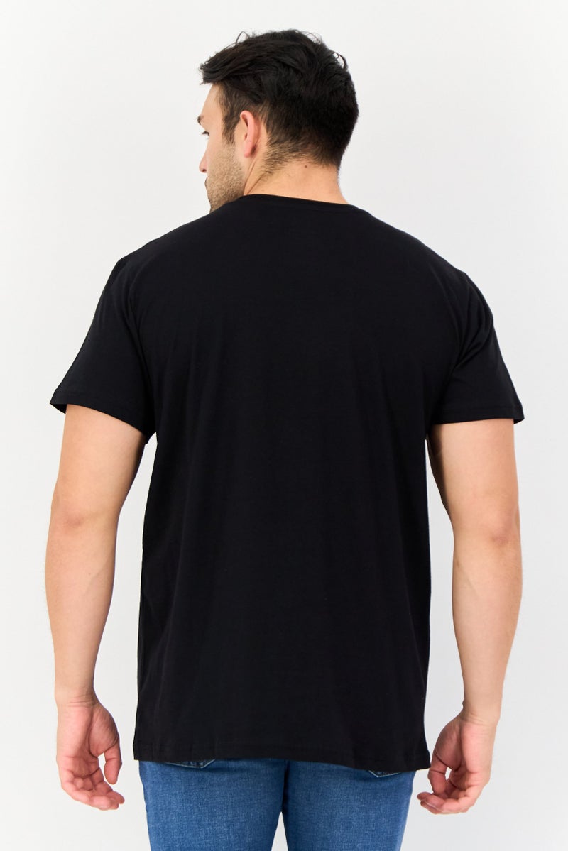 Funko تي شيرت رجالي بأكمام قصيرة وياقة دائرية، أسود - Image 3