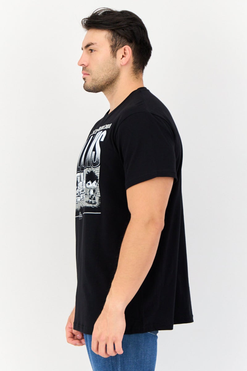 Funko تي شيرت رجالي بأكمام قصيرة وياقة دائرية، أسود - Image 4