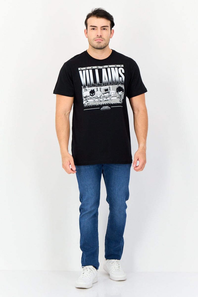 Funko تي شيرت رجالي بأكمام قصيرة وياقة دائرية، أسود - Image 2