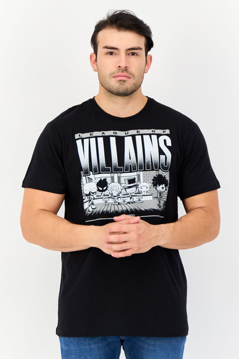 Funko تي شيرت رجالي بأكمام قصيرة وياقة دائرية، أسود - Image 1