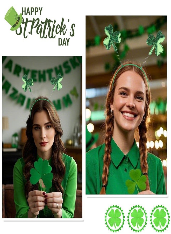 ZEYER St. Patrick's Day Headband for Women and Girls Hair Bands Shamrock Headbands Holiday Perfect Hair Accessories for Party and Cospla - Image 3