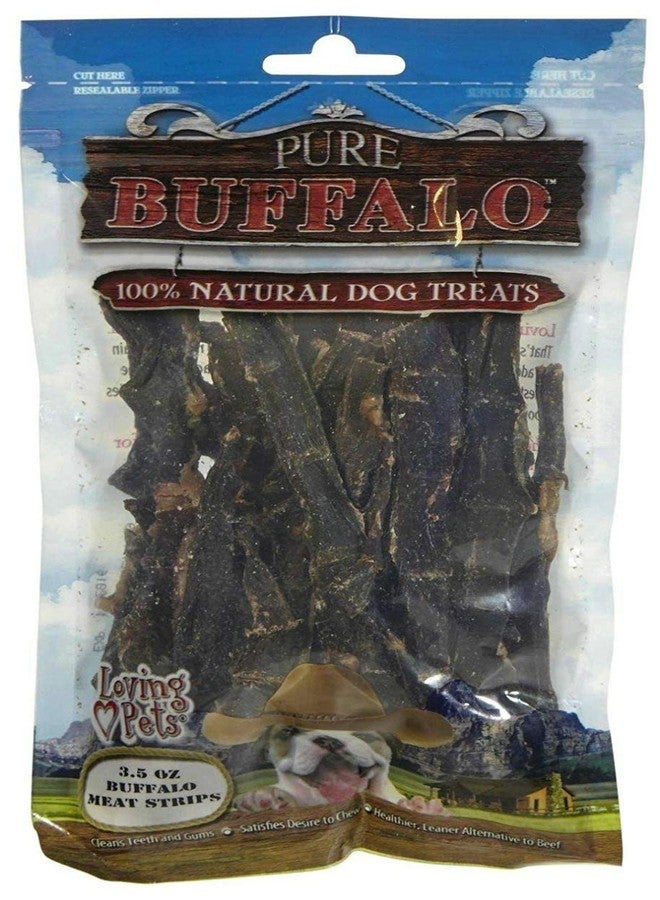 Loving Pets Pure Buffalo Beef Jerky Size:Pack of 6 - Image 1