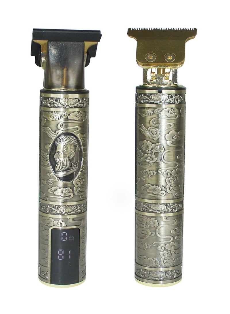 JIHAM Professional Hair Trimmer Hair Clipper Beard Shaver Beard Trimmer And Outline Edgers Shaver With LCD Display Rechargeable With High Quality Sharp And Accurate Blades And Multi Size Combs - Image 3