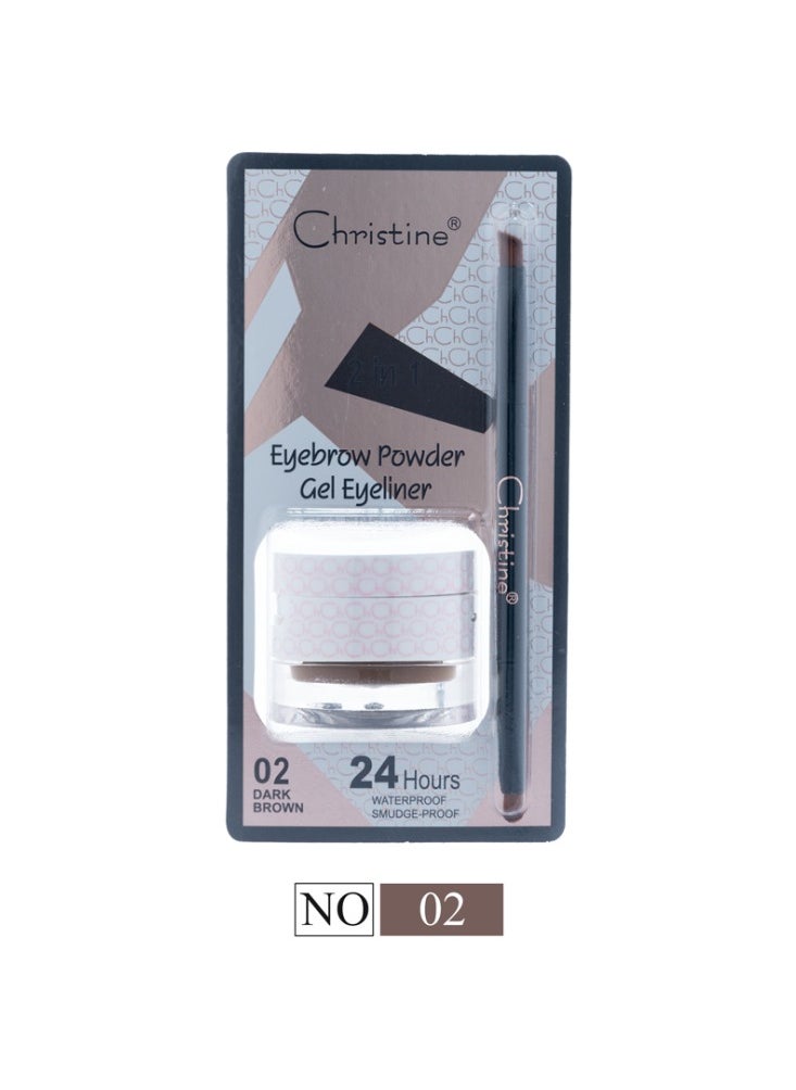 Christine - Eyebrow Gel and Powder Christine 02 | CH-E2338 - Image 1