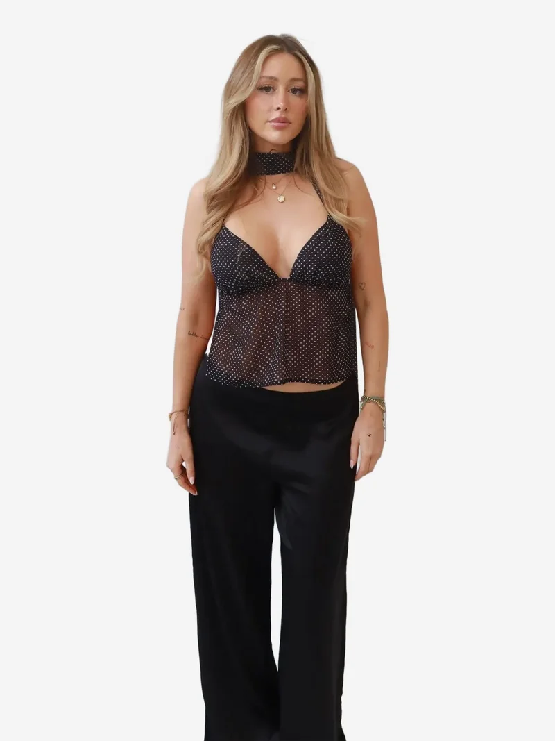 HICCUP Gabrielle Deep V-Neck Blouse