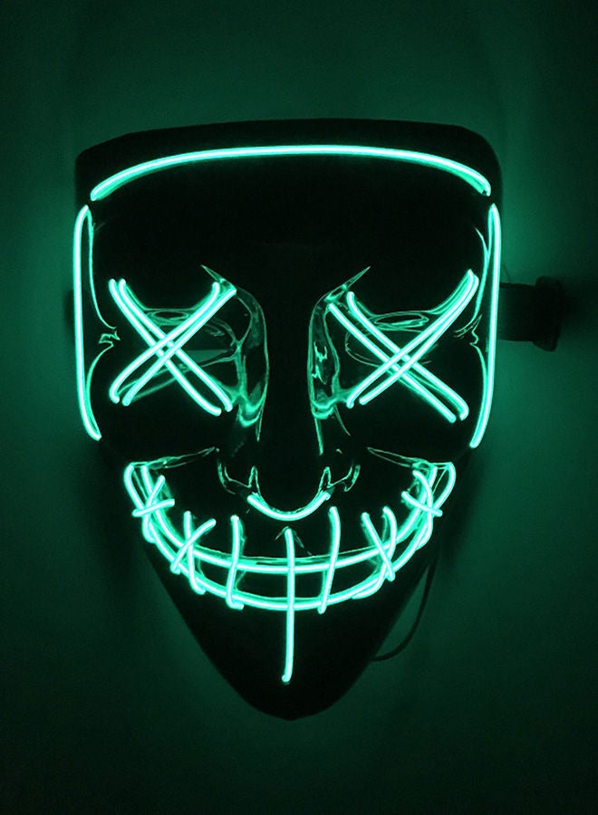 واي آند دي قناع مرعب بإضاءة LED للاحتفالات  - Image 2