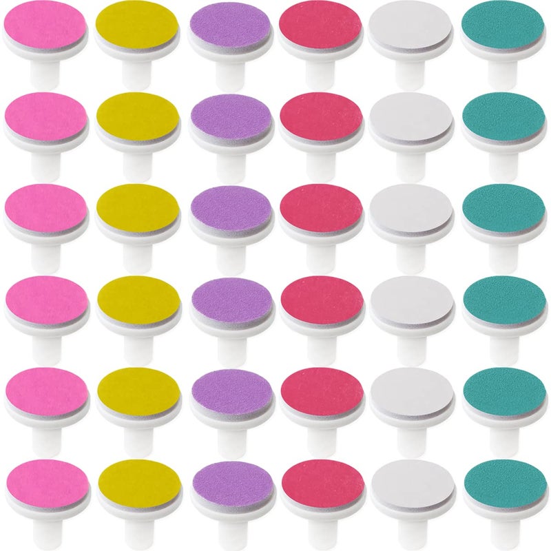 NSBELL 36PCS Baby Nail File Pads Nail Trimmer Replacement Pads Electric Baby Nail Grinding Heads for Standard Electric Kid Nail Trimmer - Image 1