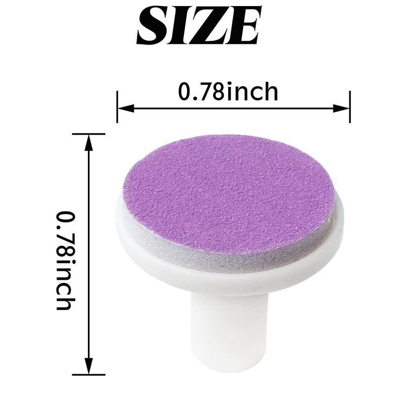 NSBELL 36PCS Baby Nail File Pads Nail Trimmer Replacement Pads Electric Baby Nail Grinding Heads for Standard Electric Kid Nail Trimmer - Image 2