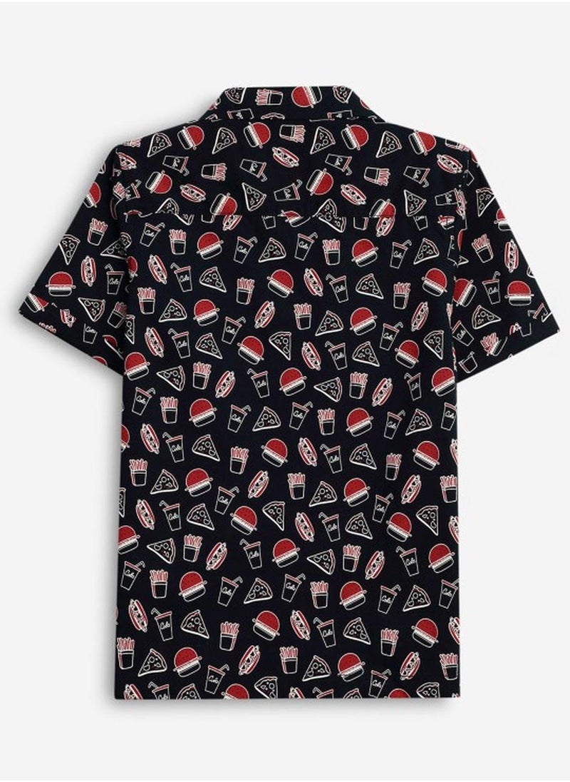 Bonkids Regular Long Sleeve Printed Cotton Shirt For Boys 100 % Cotton  - Image 2