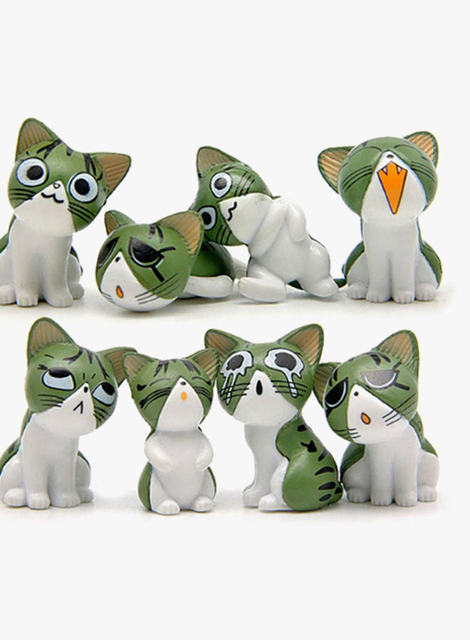 NIBEMINENT 9-Piece Japanese Cute Chi's Sweet Home Cat Miniature Set - Image 3