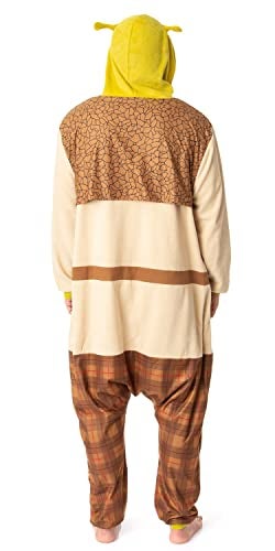 INTIMO DreamWorks Shrek Mens' Movie Film Character Costume Footless Sleep Union Suit (Large/X-Large) Multicolored - Image 4