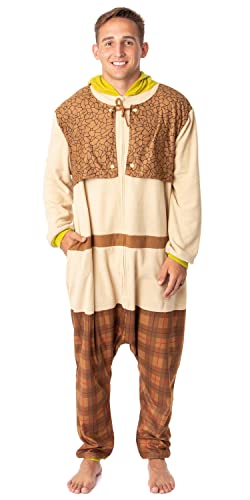 INTIMO DreamWorks Shrek Mens' Movie Film Character Costume Footless Sleep Union Suit (Large/X-Large) Multicolored - Image 5