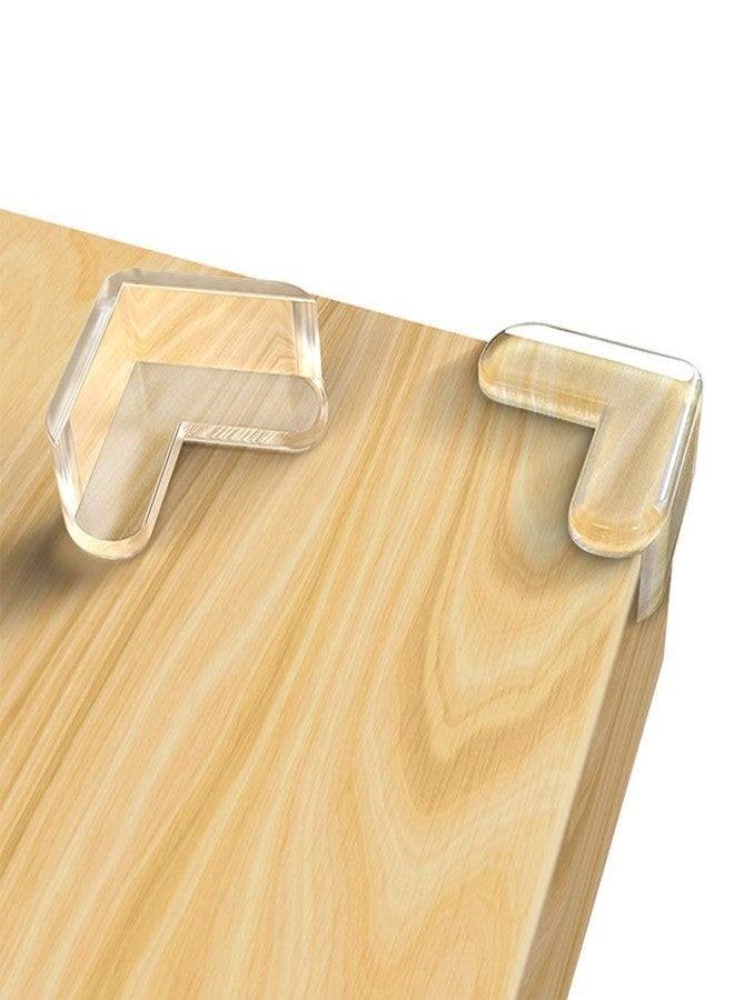 SEASPIRIT Corner Protector for Sharp Edges Protectors High Resistant Adhesive Table Corner Protector for Baby Transparent Corner Guard Baby Proof Table Edge Guard Edge Protector (Pack of 4) (Square) - Image 2