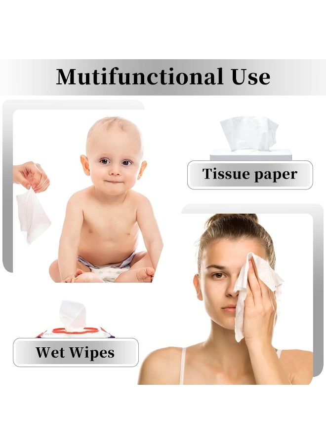 Lovppy 2Pcs Baby Wipes Dispenser, Diaper Wipe Holder with Lid, Refillable Wipes Case Container with Sealing Design, Flushable Wipes Pouch Case Storage Box for Bathroom, Keeps Wipes Fresh Easy Open & Close - Image 5