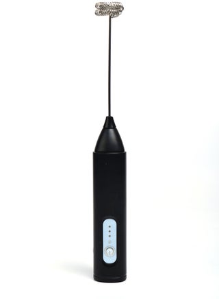 Rechargeable Milk Frother with Stainless Steel Rod & ABS Body | 3-speeds - Light/Mid/Strong, Type-C Charging, Silent Operation, Indicator Light | Ideal for Coffee, Latte, Cappuccino, and Hot Chocolate 3W 250 ml 3 W SMF-701 Black - view 2