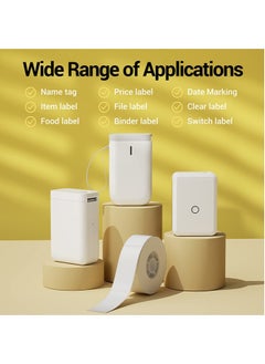NIIMBOT 3 Rolls D11/D110/D101 Waterproof Thermal Label Paper for Barcode Printing 12*30mm White  - Image 5