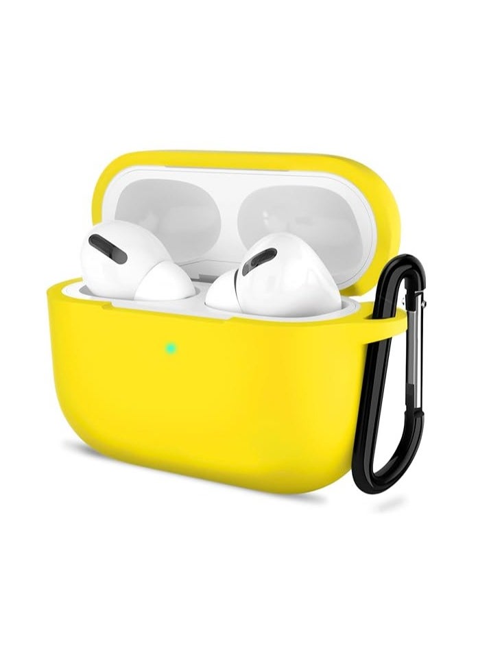 wexon Protective Shockproof Silicone Case Cover for Apple AirPods pro 2 Generation Yellow 