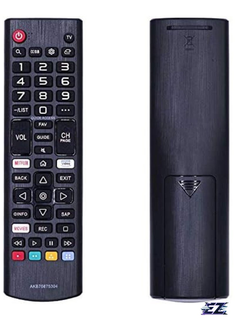 ELTRAZONE AKB75675304 Replacement Remote Control Compatible for LG AKB75675304 Smart LED TVs with battery - Image 2