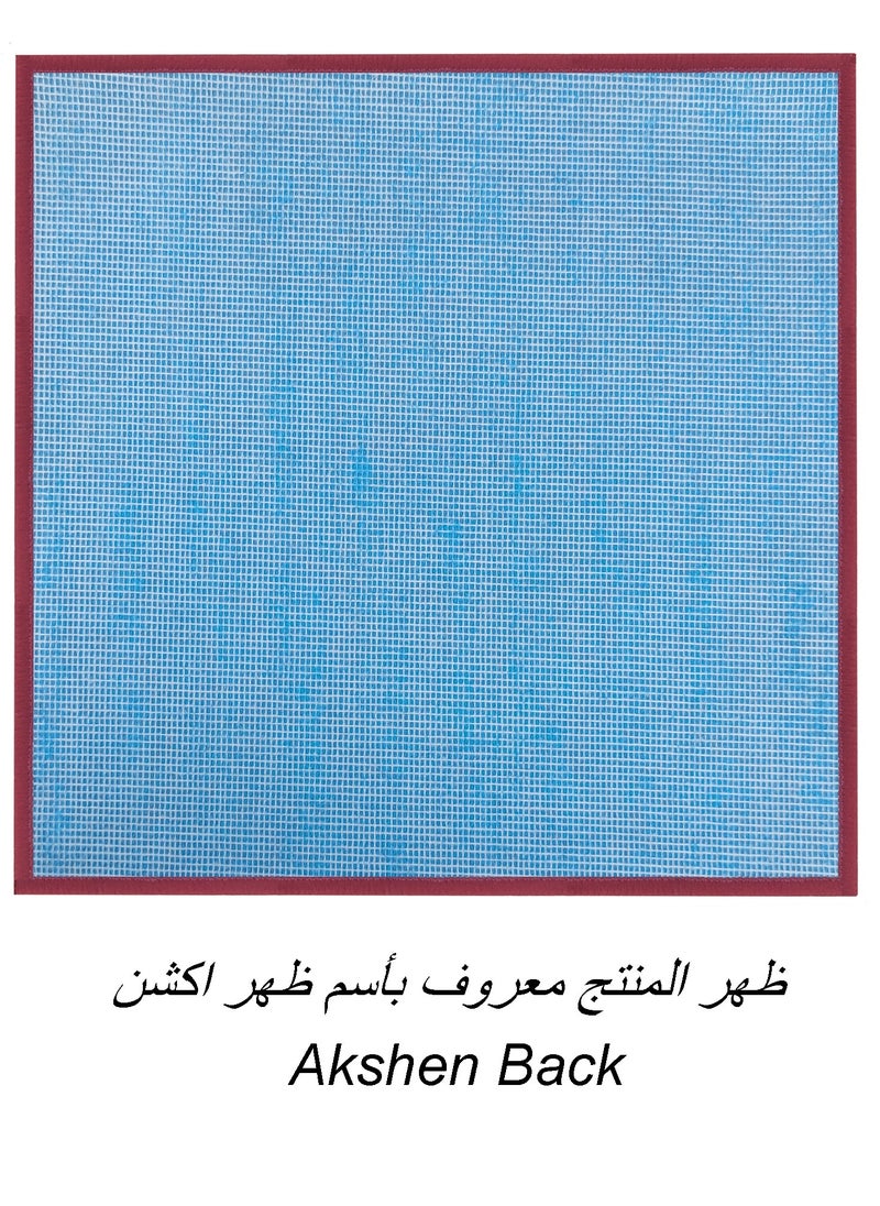 Mac Carpet Square lightweight doormat Sise 50 cm x 50 cm. ,Red  - Image 3