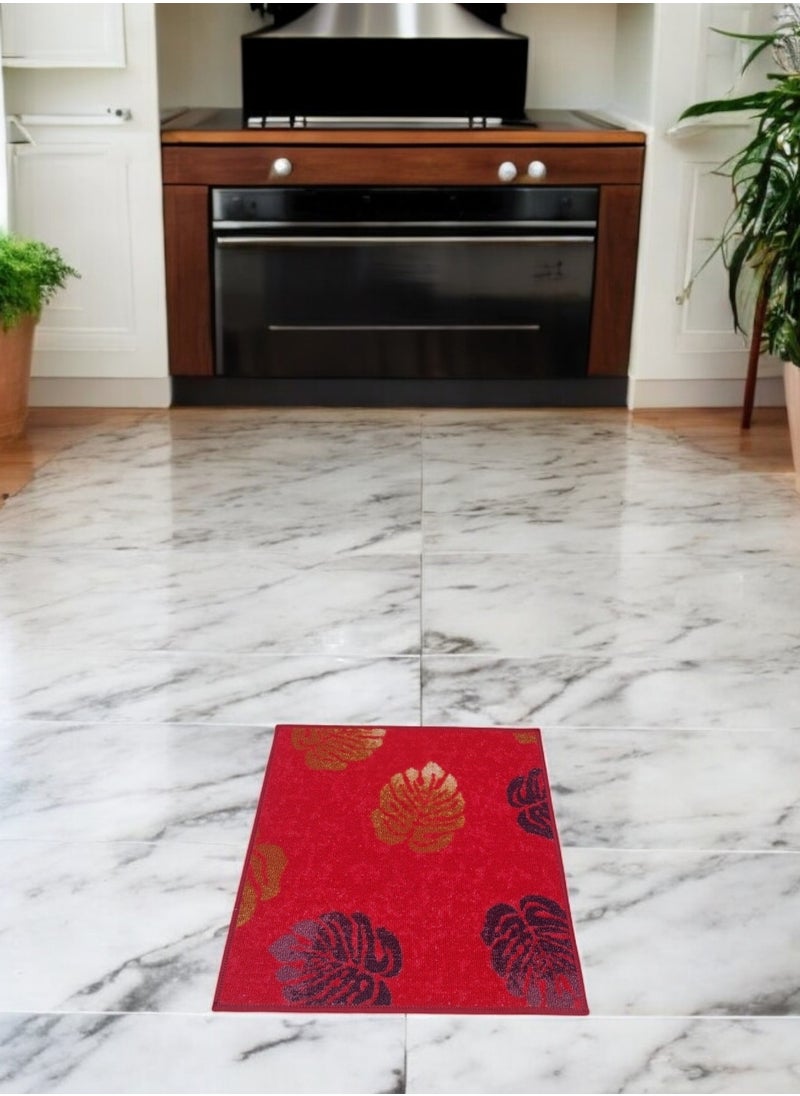 Mac Carpet Square lightweight doormat Sise 50 cm x 50 cm. ,Red  - Image 4