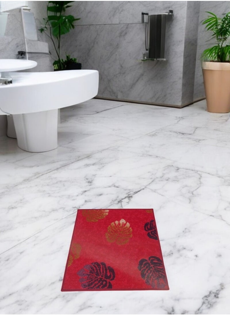 Mac Carpet Square lightweight doormat Sise 50 cm x 50 cm. ,Red  - Image 5