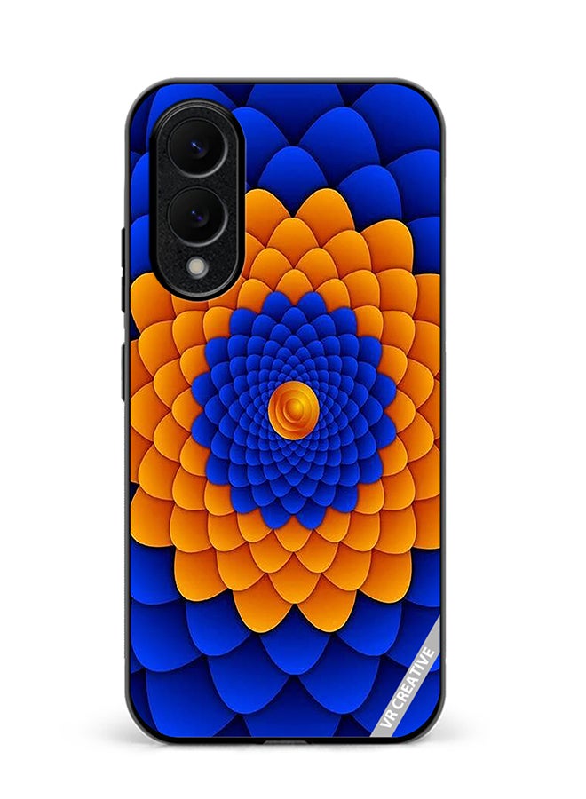 VR CREATIVE Protective Case Cover For Samsung Galaxy S25 Edge Flower Design Multicolour
