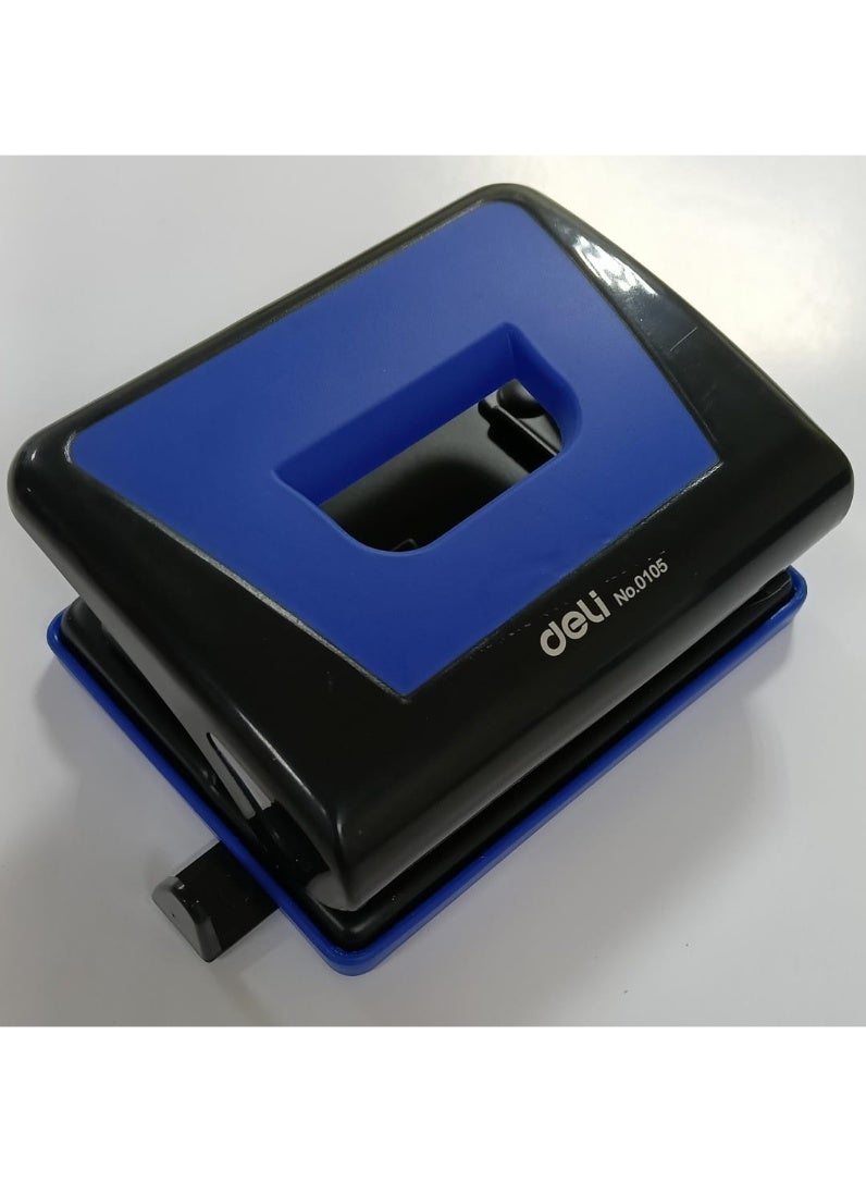 ديلي مثقب ورق ذو فتحتين من ديلي 0105، سعة 15 ورقة - Image 1