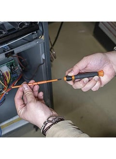 Klein Tools 32581Ins Precision Screwdriver 2 Inch 1 Insulated Screwdriver With No. 0 Phillips And 1 8 Inch Slotted Bits  - Image 4