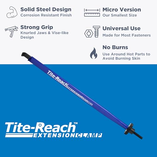 TITE-REACH Original TITEREACH Micro Extension Clamp Thinnest Version MiniVise Tool Nut Bolt Holder Made for Tight Spaces - Image 3