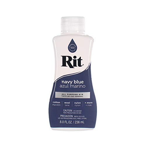 Craft County Rit Dye Liquid – Wide Selection of Colors – 8 Oz. (Navy Blue) - Image 1