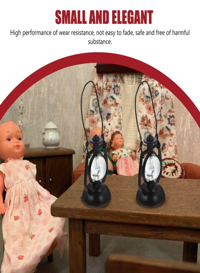 Toddmomy Mini Dollhouse Lantern 6Pcs Mini Kerosene Lamp ature Lantern Micro Landscape Ornament for Dollhouse Accessories - Image 4