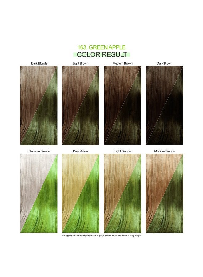 Adore Dore Semi Permanent Hair Color Vegan And Crueltyfree Hair Dye 4 Fl Oz 163 Green Apple (Pack Of 2) - Image 4