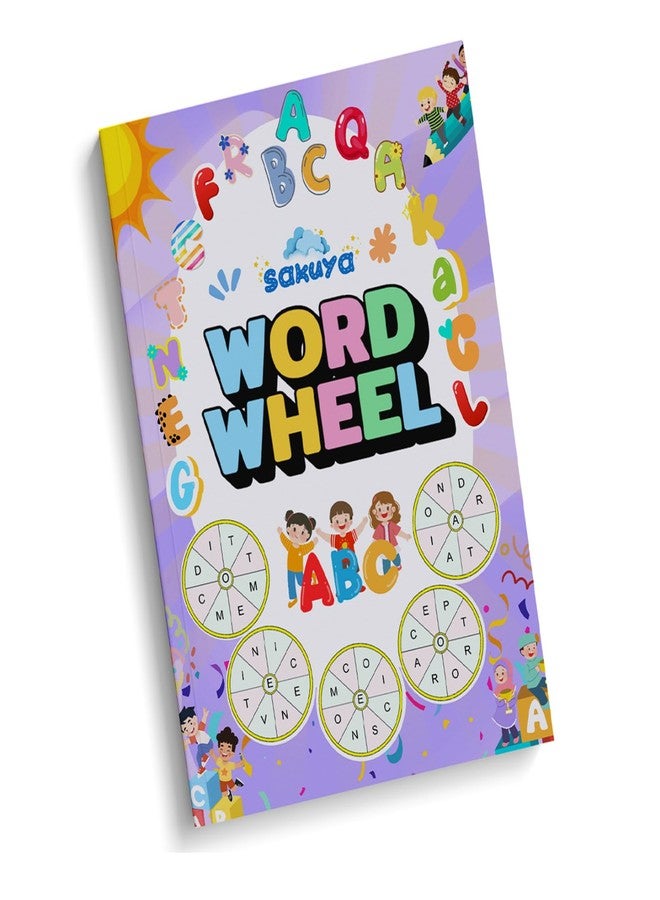 Sakuya Word Wheel Puzzle Book for Vocabulary Building and IQ Boost - Fun and Challenging Word Game for Kids and Adults - Educational, Portable, and Gift-Friendly - Image 1