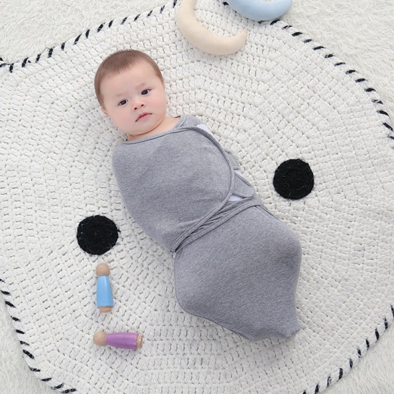 Baby Swaddle Blankets: M Size Full Cotton Soft Breathable Wrap - Womb-like Secure Cozy Feeling Adjustable Winged Baby Muslin Blankets for Newborns & Infants - Image 2