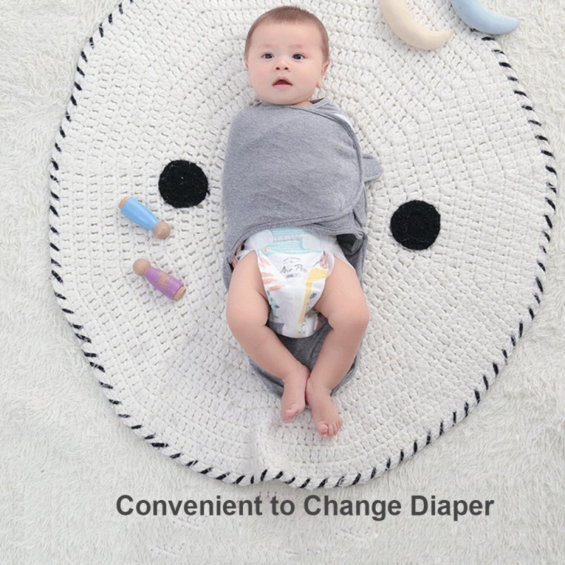 Baby Swaddle Blankets: M Size Full Cotton Soft Breathable Wrap - Womb-like Secure Cozy Feeling Adjustable Winged Baby Muslin Blankets for Newborns & Infants - Image 3