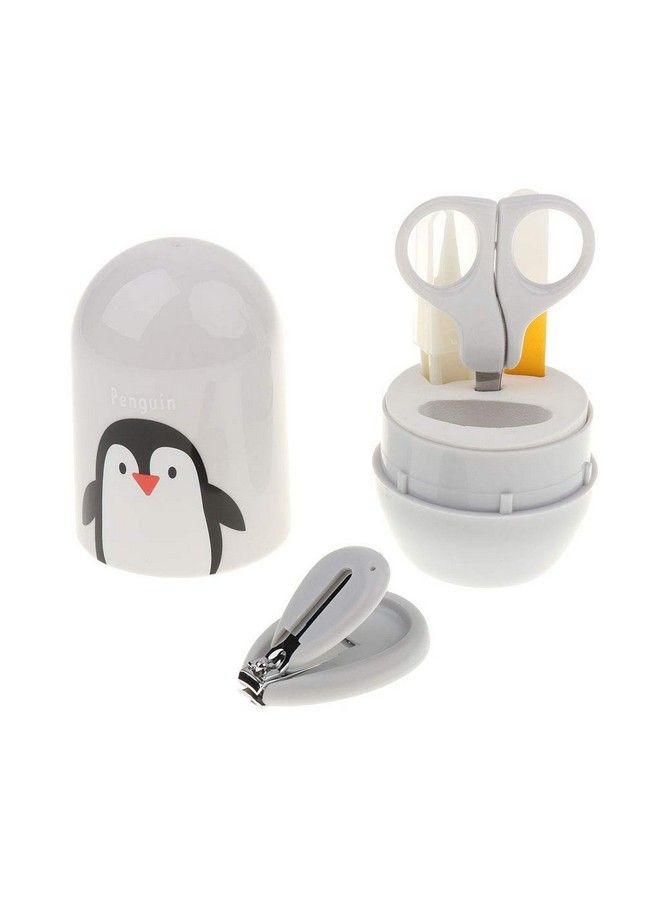 Uber World Plastic Manicure Set For Toddlers And Kids Nail Clipper Scissors Filer And Tweezers (Multicolor 4 Piece) - Image 3