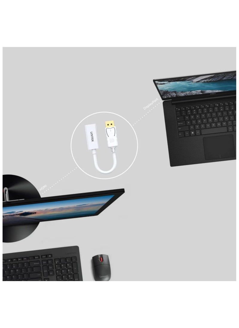 UNITEK 4K 30Hz DisplayPort to HDMI 1.4 Adapter  - Image 4