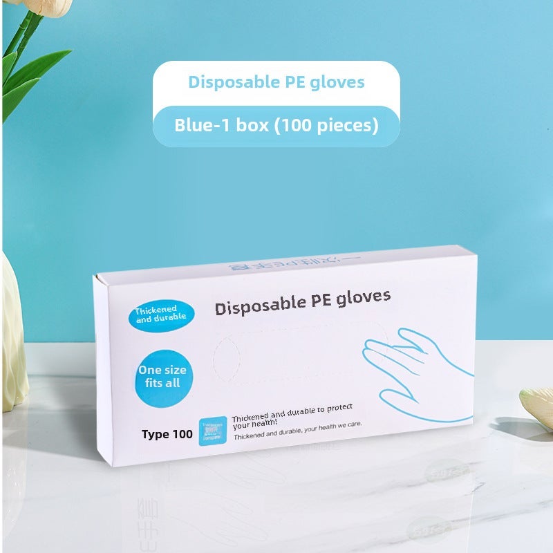 Disposable Thick TPE Gloves for Food Safety Pe white boxed 100