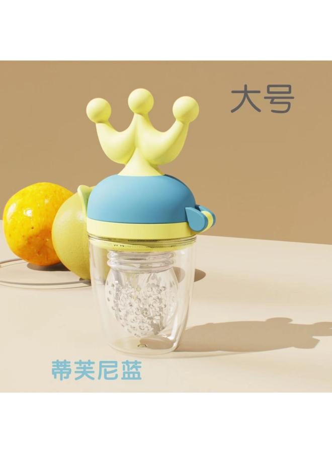 Crown Bite Teether Baby Bite Fruit And Vegetable Happy Baby Eat Fruit Food Supplement Device Bite Bag Feeding Tableware