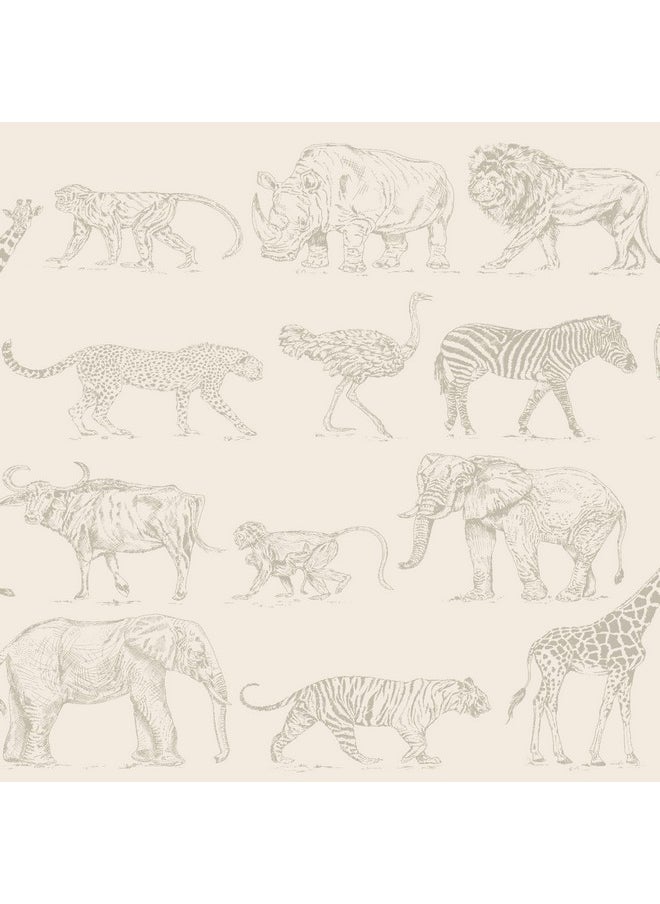 BOUTIQUE Safari Cream Wallpaper  - Image 3