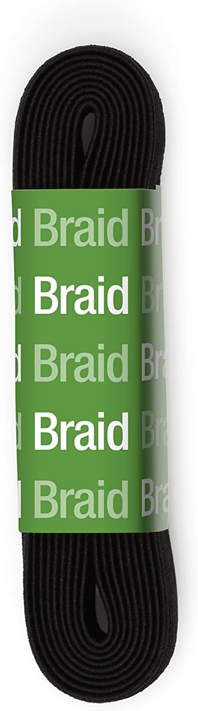Dritz 9332B Braided Elastic 12Inch x 112Yard Black - Image 3